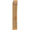 Ekena Millwork Traditional Slat Rough Sawn Outlooker, Western Red Cedar, 8"W x 48"D x 48"H OUT08X48X48TRA06RWR - alternate 3
